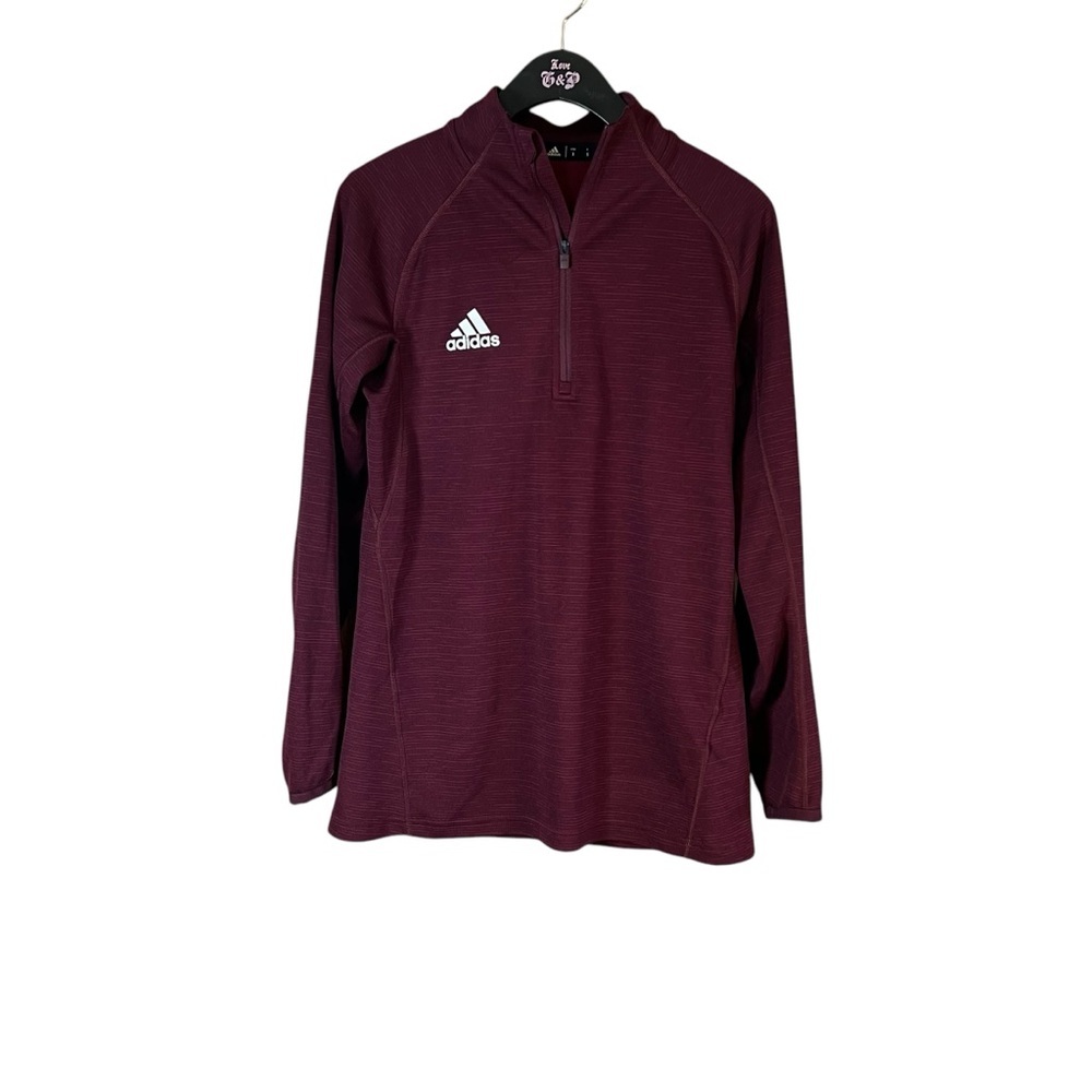 Adidas Maroon‎ Long Sleeve Top